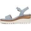 imageNaturalizer Womens Graciela Wedge SandalLight Denim Blue