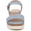 imageNaturalizer Womens Graciela Wedge SandalLight Denim Blue