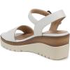 imageNaturalizer Womens Graciela Wedge SandalWhite Smooth