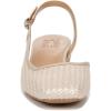 imageNaturalizer Womens Jayla Low Heel Slingback Dress ShoeBeige Woven Fabric