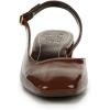 imageNaturalizer Womens Jayla Low Heel Slingback Dress ShoeCappuccino Brown Faux Leather