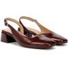 imageNaturalizer Womens Jayla Low Heel Slingback Dress ShoeCranberry Red Patent