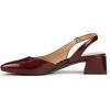 imageNaturalizer Womens Jayla Low Heel Slingback Dress ShoeCranberry Red Patent