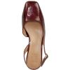 imageNaturalizer Womens Jayla Low Heel Slingback Dress ShoeCranberry Red Patent