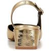 imageNaturalizer Womens Jayla Low Heel Slingback Dress ShoeDark Gold Leather