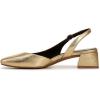 imageNaturalizer Womens Jayla Low Heel Slingback Dress ShoeDark Gold Leather