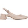 imageNaturalizer Womens Jayla Low Heel Slingback Dress ShoeSand Textured Metallic