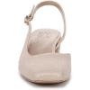 imageNaturalizer Womens Jayla Low Heel Slingback Dress ShoeSand Textured Metallic
