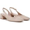 imageNaturalizer Womens Jayla Low Heel Slingback Dress ShoeSand Textured Metallic