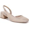 imageNaturalizer Womens Jayla Low Heel Slingback Dress ShoeSand Textured Metallic