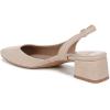 imageNaturalizer Womens Jayla Low Heel Slingback Dress ShoeSand Textured Metallic