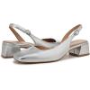 imageNaturalizer Womens Jayla Low Heel Slingback Dress ShoeSilver Metallic