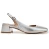 imageNaturalizer Womens Jayla Low Heel Slingback Dress ShoeSilver Metallic