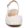 imageNaturalizer Womens Jayla Low Heel Slingback Dress ShoeWarm White Leather