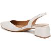 imageNaturalizer Womens Jayla Low Heel Slingback Dress ShoeWarm White Leather