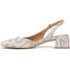 imageNaturalizer Womens Jayla Low Heel Slingback Dress ShoeWhite Snake Pattern Leather