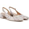 imageNaturalizer Womens Jayla Low Heel Slingback Dress ShoeWhite Snake Pattern Leather