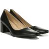imageNaturalizer Womens Karina Low Block Heel Square Toe PumpBlack Leather