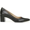 imageNaturalizer Womens Karina Low Block Heel Square Toe PumpBlack Leather