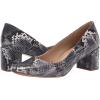 imageNaturalizer Womens Karina Low Block Heel Square Toe PumpBlue Grey Snake