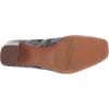 imageNaturalizer Womens Karina Low Block Heel Square Toe PumpBlue Grey Snake