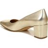 imageNaturalizer Womens Karina Low Block Heel Square Toe PumpChampagne Gold Leather