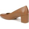 imageNaturalizer Womens Karina Low Block Heel Square Toe PumpEnglish Tea Brown Leather