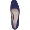 imageNaturalizer Womens Karina Low Block Heel Square Toe PumpHaven Dark Blue Suede