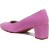 imageNaturalizer Womens Karina Low Block Heel Square Toe PumpWildrose Pink Suede