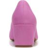 imageNaturalizer Womens Karina Low Block Heel Square Toe PumpWildrose Pink Suede