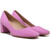imageNaturalizer Womens Karina Low Block Heel Square Toe PumpWildrose Pink Suede