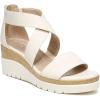 imageNaturalizer Soul Womens Goodtimes Crisscross Strappy Wedge SandalPorcelain