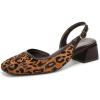 imageNaturalizer Womens Jayla Low Heel Slingback Dress ShoeAnimal Print Multi