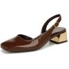 Cappuccino Brown Faux Leather