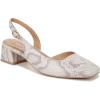 White Snake Pattern Leather