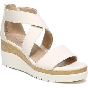 imageNaturalizer Soul Womens Goodtimes Crisscross Strappy Wedge SandalPorcelain Beige Synthetic