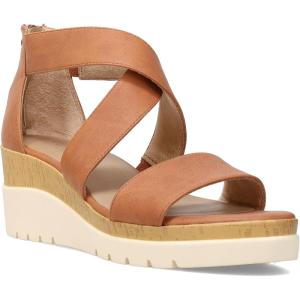 imageNaturalizer Soul Womens Goodtimes Crisscross Strappy Wedge SandalToffee Brown Synthetic