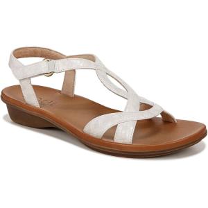 imageNaturalizer Soul Womens Solo Strappy Flat SandalBeige Snake Pattern