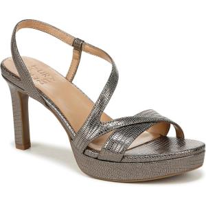 imageNaturalizer Womens Abby Strappy Platform Dress SandalPewter Lizard