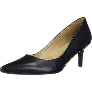 imageNaturalizer Womens Everly Pointed Toe Low Heel Stiletto PumpBlack Leather