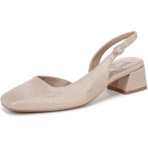 imageNaturalizer Womens Jayla Low Heel Slingback Dress ShoeSand Textured Metallic