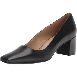 imageNaturalizer Womens Karina Low Block Heel Square Toe PumpBlack Leather
