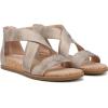 imageNaturalizer Soul Womens Cindi Strappy Flat SandalGold Metallic Faux Leather