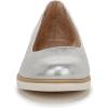 imageNaturalizer Soul Womens Idea Cushioned SlipOn Ballet FlatSilver Metallic