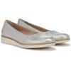 imageNaturalizer Soul Womens Idea Cushioned SlipOn Ballet FlatSilver Metallic