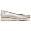 imageNaturalizer Soul Womens Idea Cushioned SlipOn Ballet FlatSilver Metallic