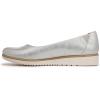 imageNaturalizer Soul Womens Idea Cushioned SlipOn Ballet FlatSilver Metallic