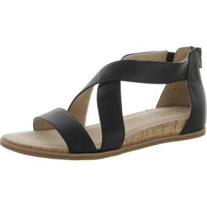 imageNaturalizer Soul Womens Cindi Strappy Flat SandalFlynn Brown Leather