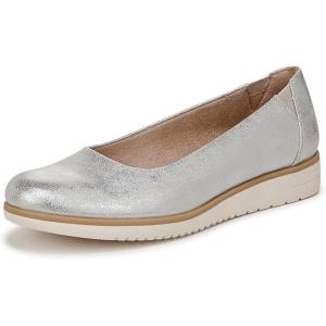 imageNaturalizer Soul Womens Idea Cushioned SlipOn Ballet FlatSilver Metallic