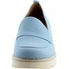 imageNaturalizer Women Darry Slip On Lightweight Lug Sole Heeled LoaferBluebell Nubuck Leather